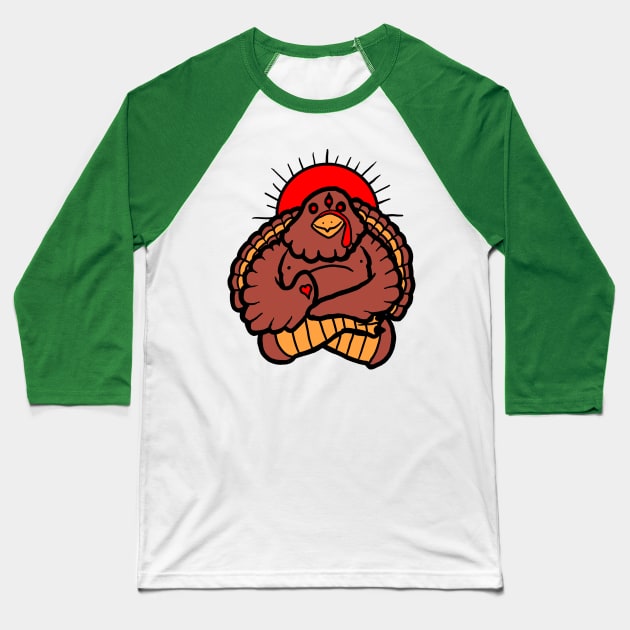 Spirit animal: turkey Baseball T-Shirt by jonah block